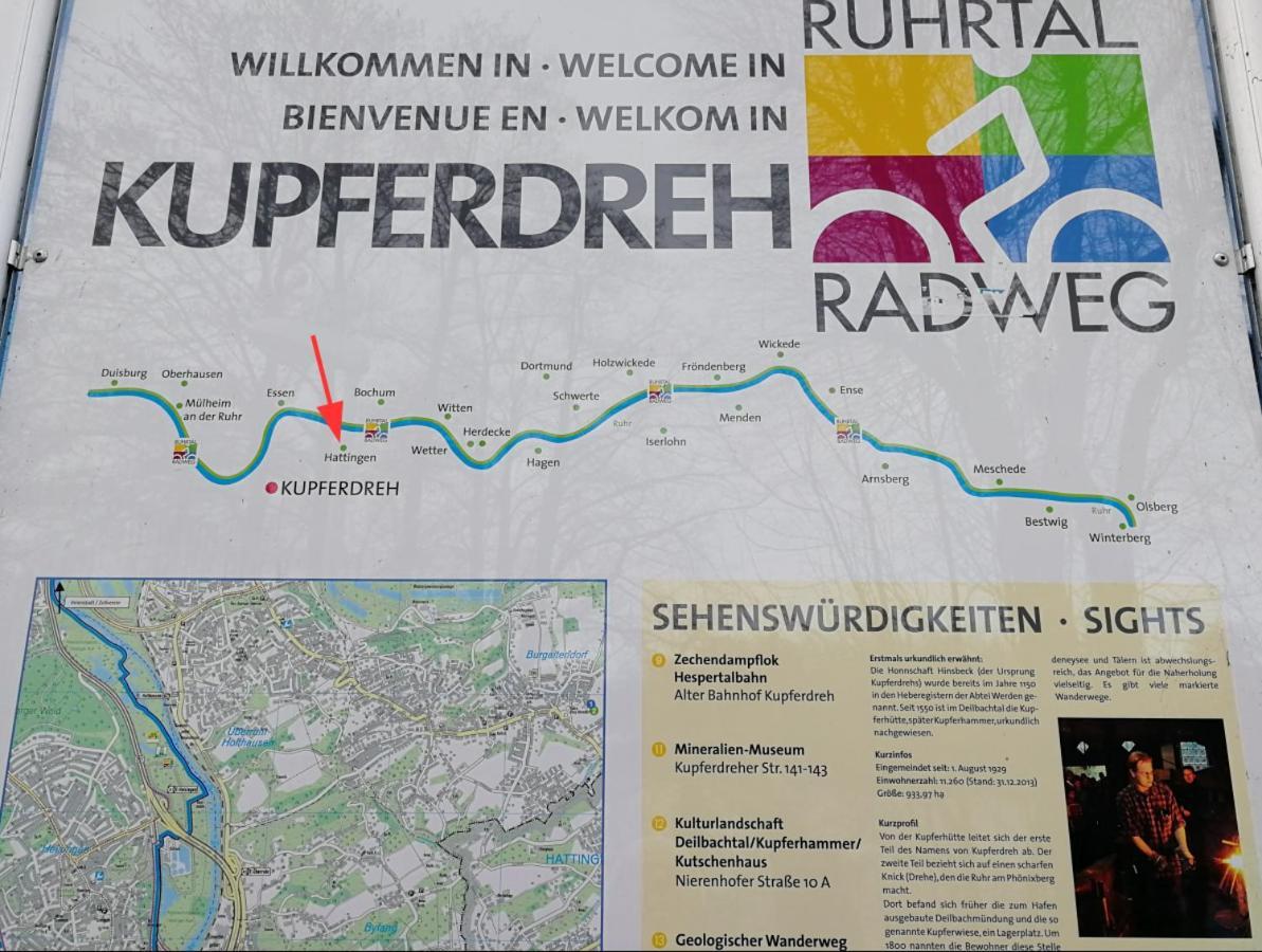 Gaestezimmer 10 Min Von Der Altstadt Entfernt Hattingen Eksteriør billede